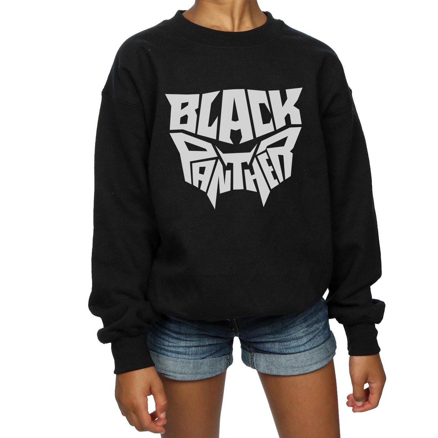 MARVEL  Black Panther Worded Emblem Sweatshirt 