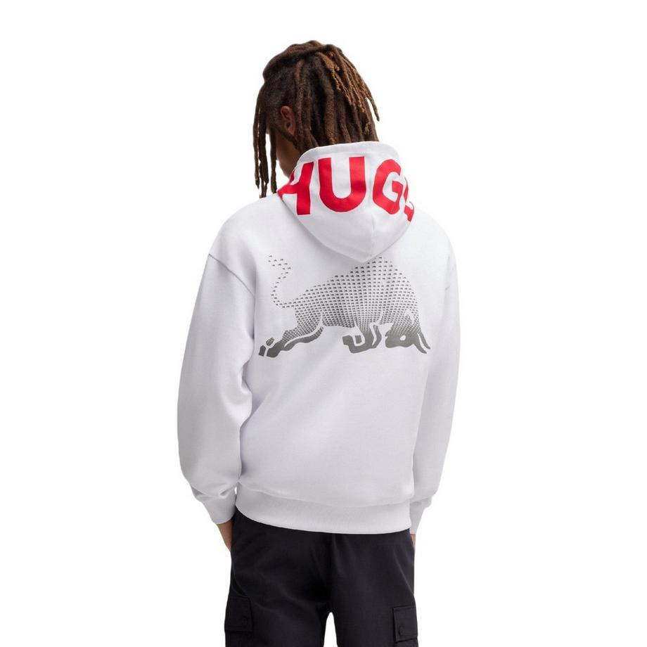 HUGO  Felpa Con Cappuccio Con Coulisse Spalla Cadente 