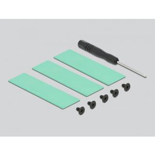 DeLock  18353 système de refroidissement d’ordinateur Disque électronique Dissipateur thermique/Radiateur Noir 1 pièce(s) 