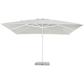 Parapluie cantilever Eden 400x400 blanc naturel