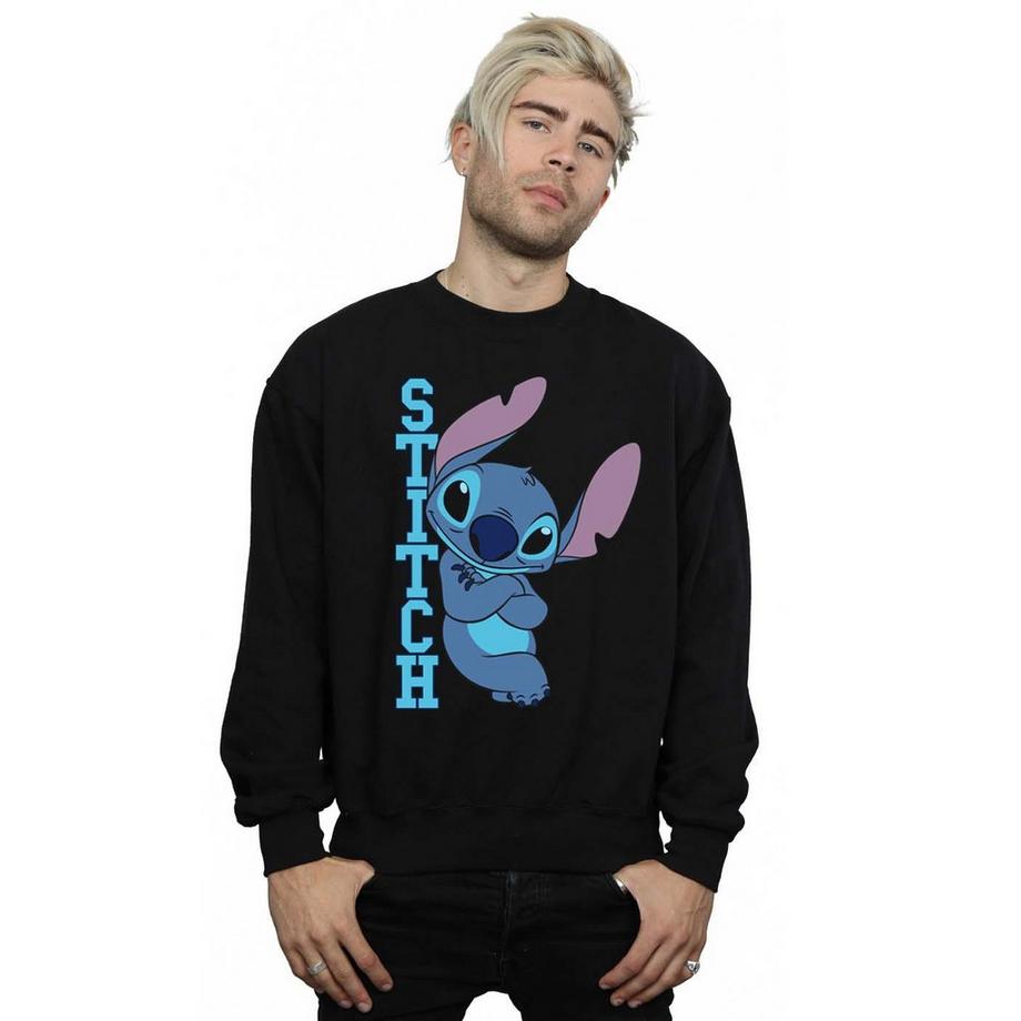Disney Stitch Grafikdruck Sweatshirt  