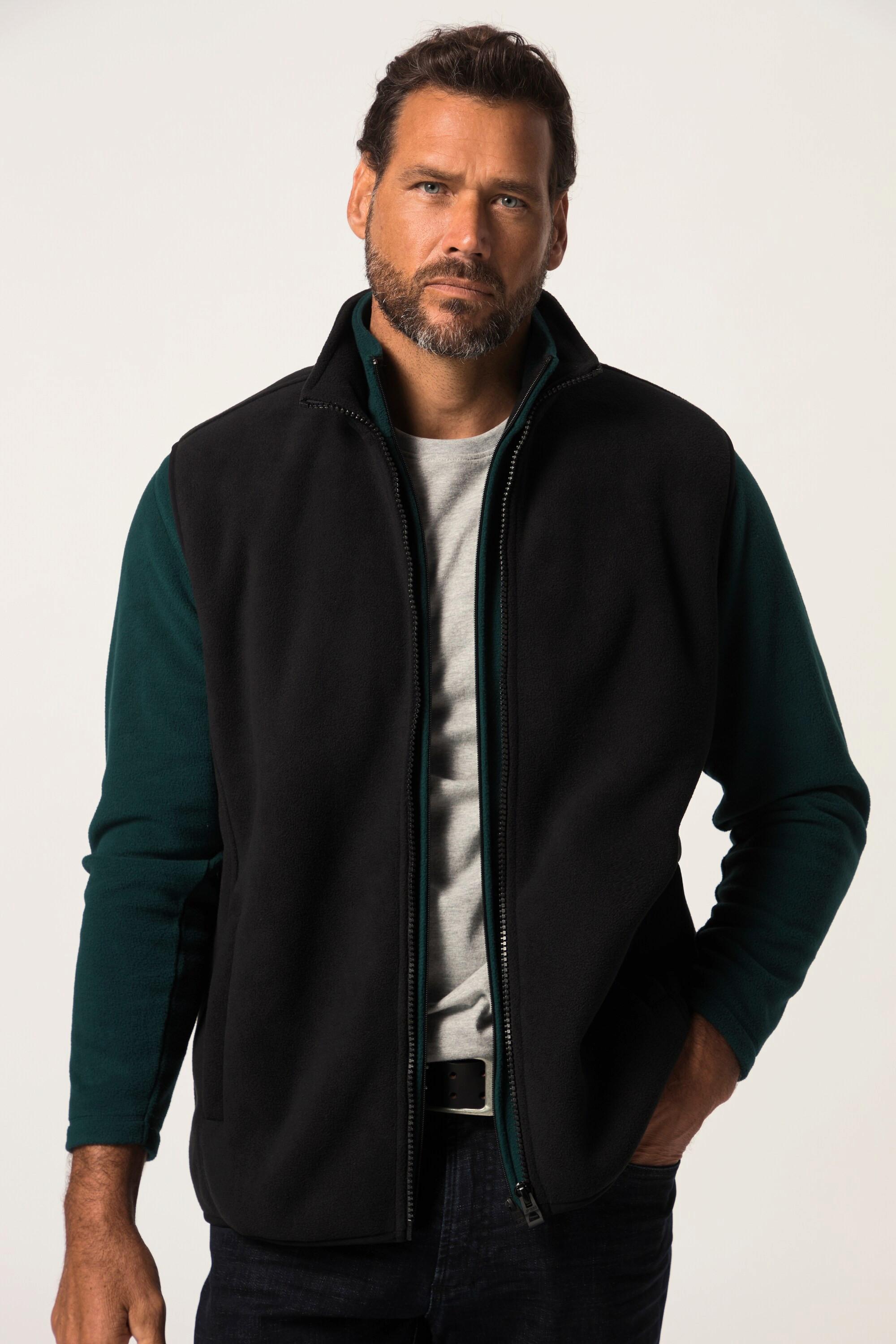 JP1880 Workwear Fleece-Weste mit Teddyfutter Stehkragen  