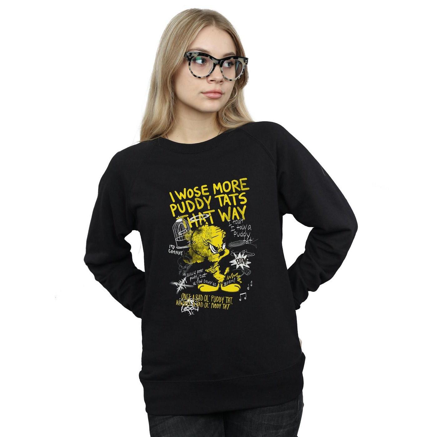 LOONEY TUNES  Tweety Pie More Puddy Tats Sweatshirt 