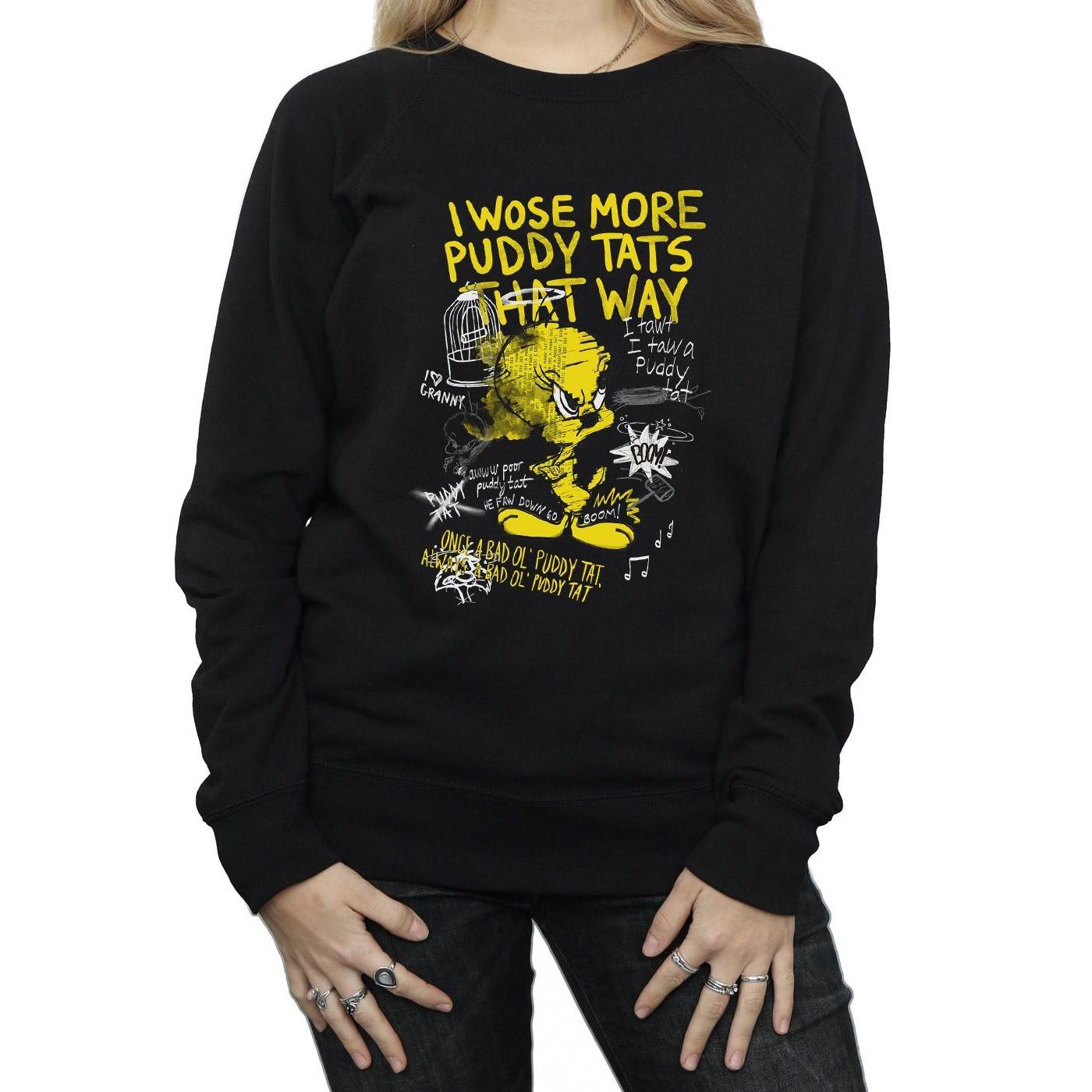 LOONEY TUNES  Tweety Pie More Puddy Tats Sweatshirt 