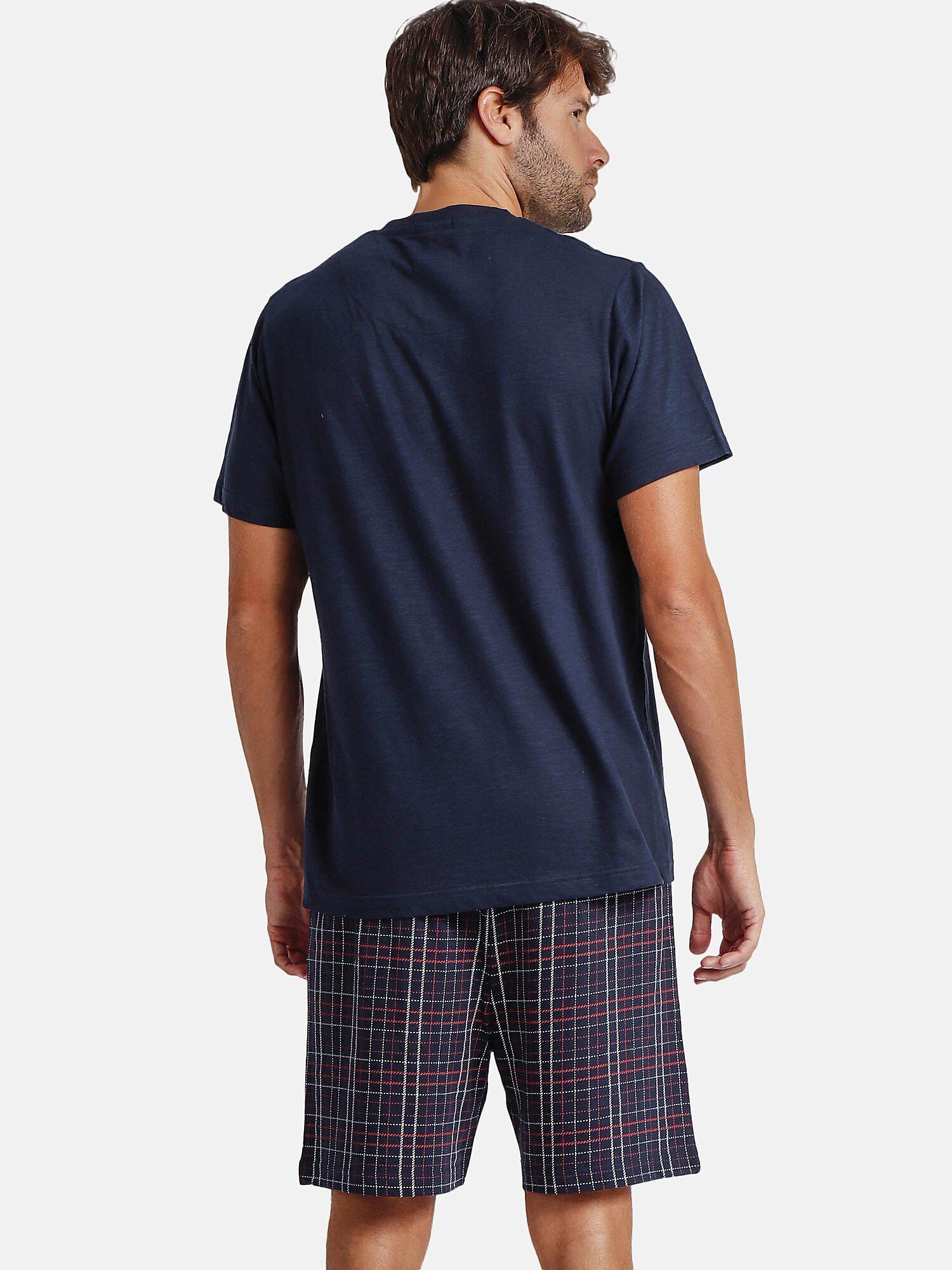 Admas  Pyjama short t-shirt col V JAndJ Lois 