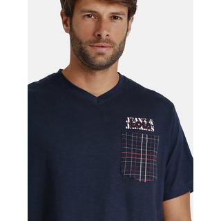 Admas  Pyjama short t-shirt col V JAndJ Lois 