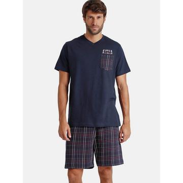Pyjama Shorts T-Shirt V-Ausschnitt JAndJ Lois