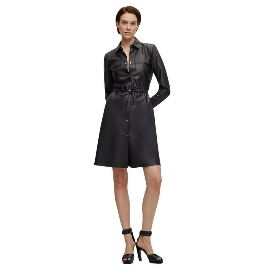 BOSS  Daledy1 Hemdblusenkleid, Knielänge, Langärmlig 