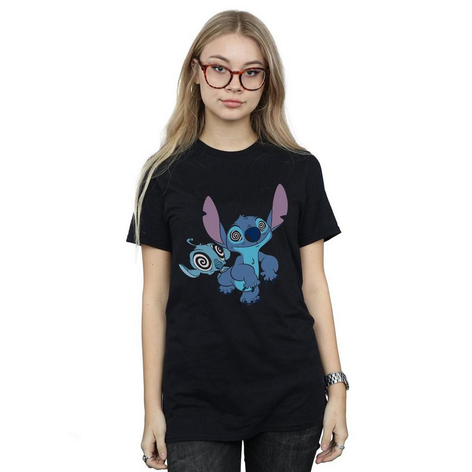 Disney Hypnotized Stitch T-Shirt Maniche Corte  