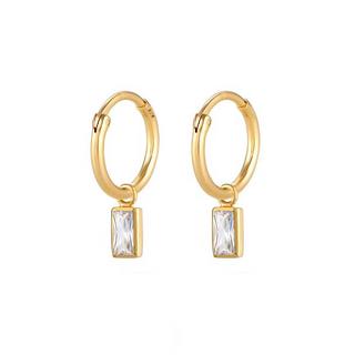 Elli  Ohrringe Creolen Zirkonia Kristalle 