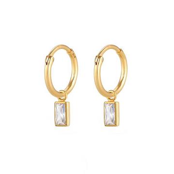 Ohrringe Creolen Zirkonia Kristalle