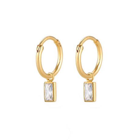 Elli  Ohrringe Creolen Zirkonia Kristalle 