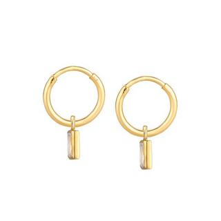 Elli  Ohrringe Creolen Zirkonia Kristalle 