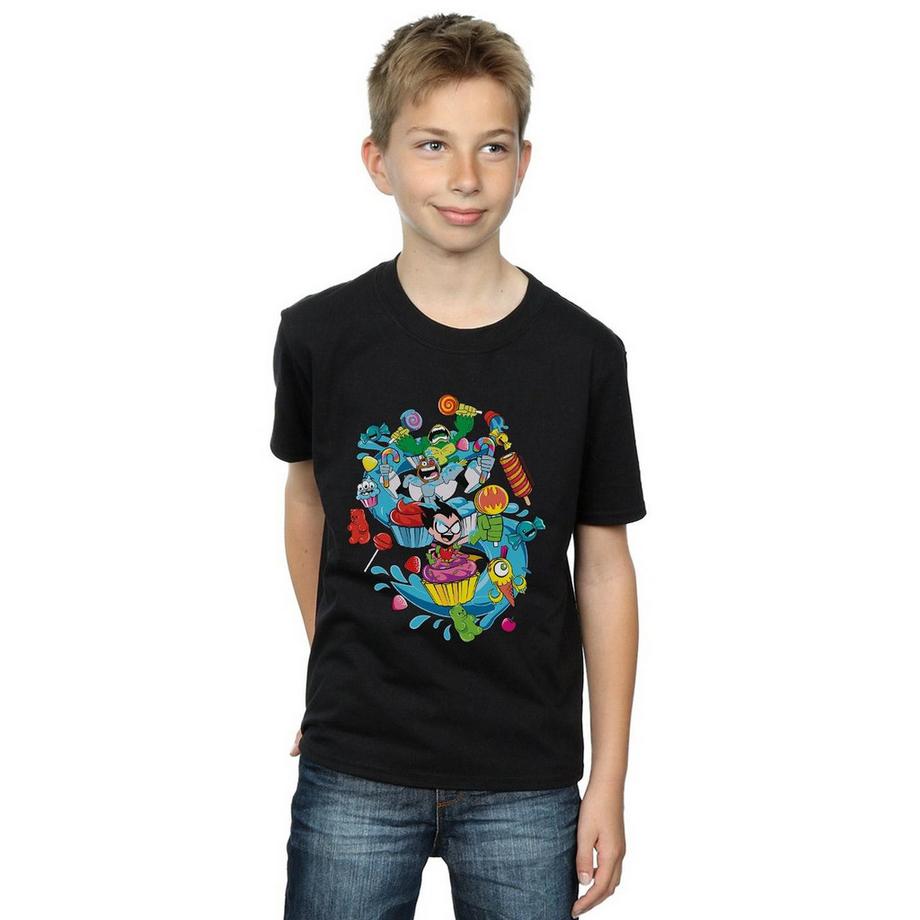 DC COMICS  Tshirt TEEN TITANS GO CANDY MANIA 