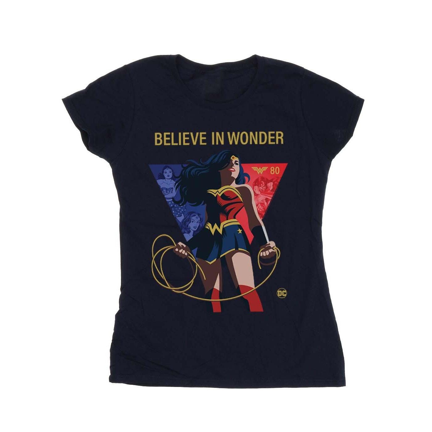 DC COMICS  Tshirt 80TH ANNIVERSARY BELIEVE IN WONDER 