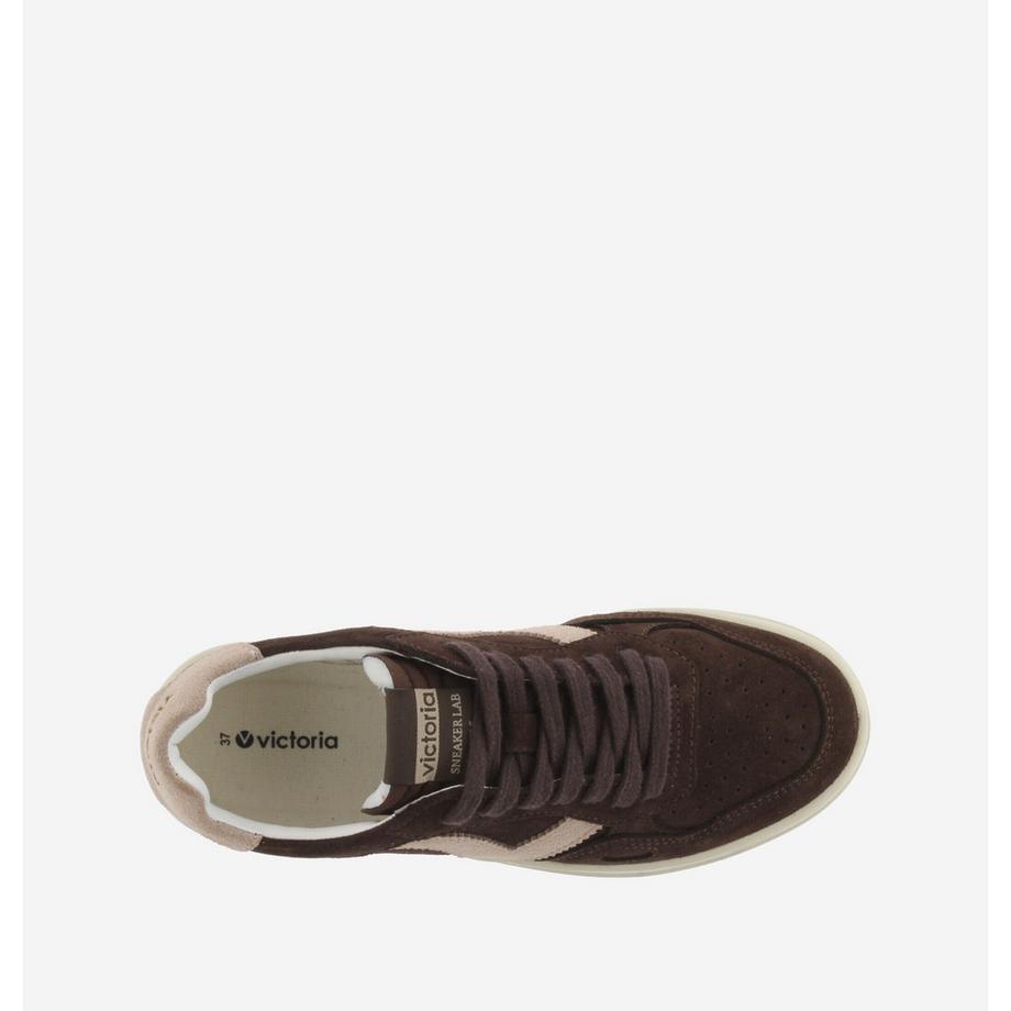 Victoria Seoul Scarpe da Ginnastica Bicolore in Pelle Scamosciata  