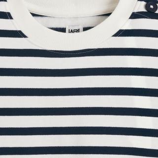 La Redoute Collections  Gestreiftes Sweatshirt mit rundem Ausschnitt 