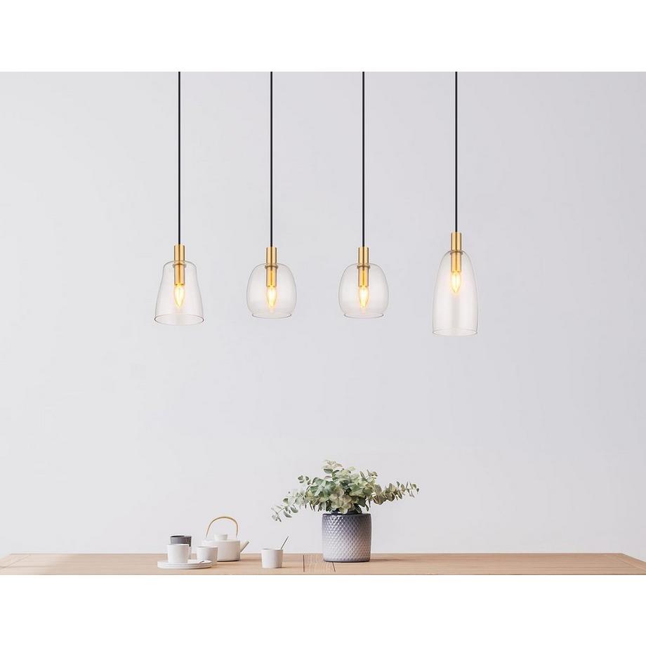 mutoni Hängeleuchte Garri Metall 4xE14  