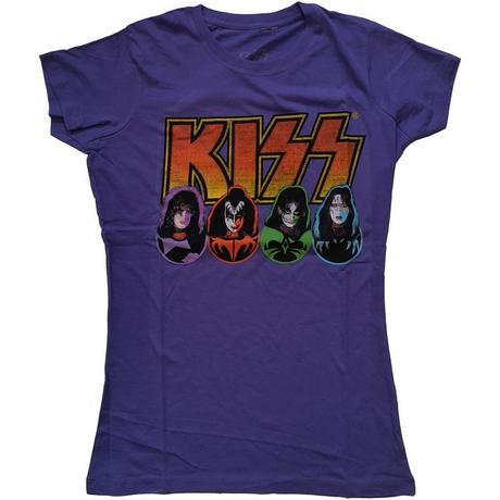 KISS Band Grafikdruck T-Shirt  