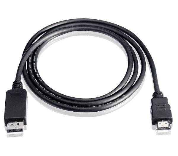 M-CAB  M-Cab DisplayPort 1.2 - HDMI Anschlusskabel, St/St, w/IC, 2m, gold 