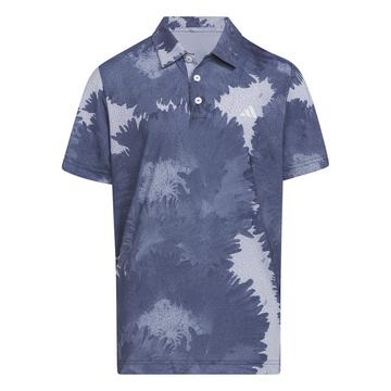 polo en maille à fleurs enfant