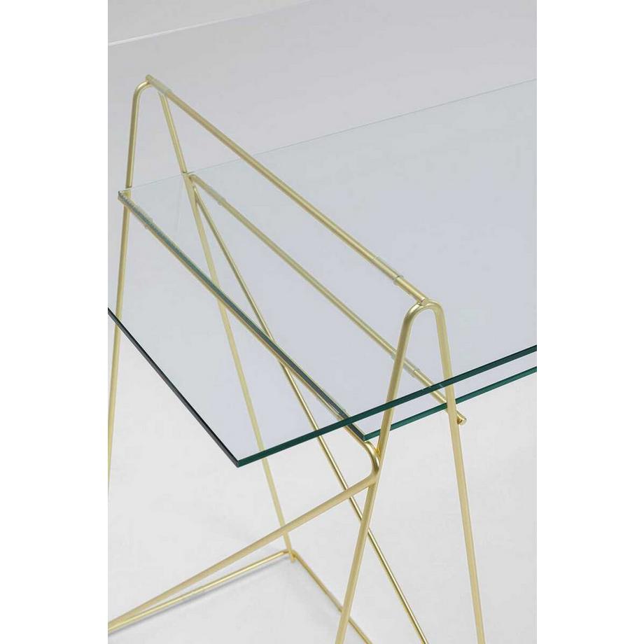 KARE Design Tisch Polar Messing Matt 8mm ESG  