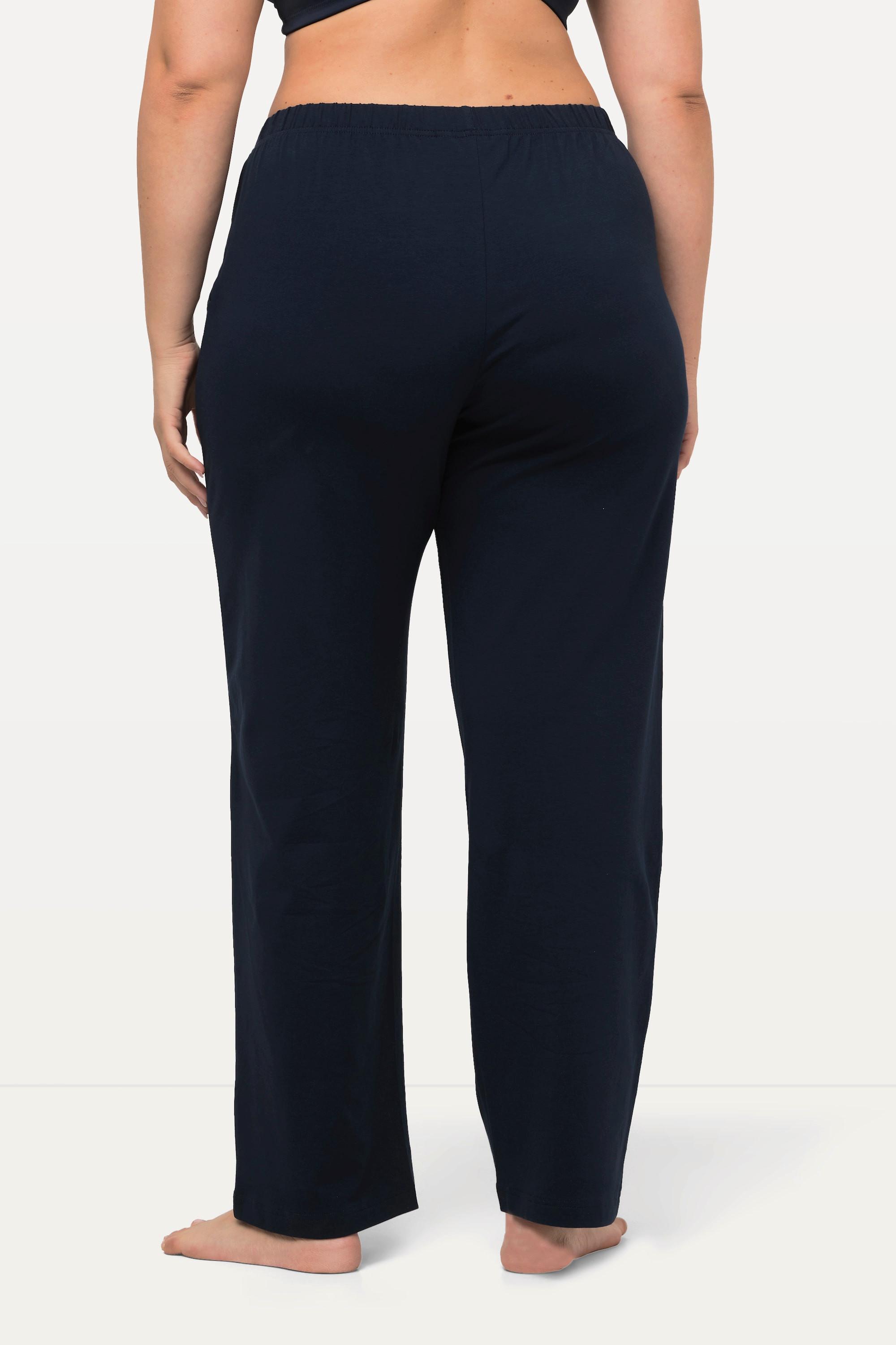 Ulla Popken Hose seitliche Taschen gerade Form  