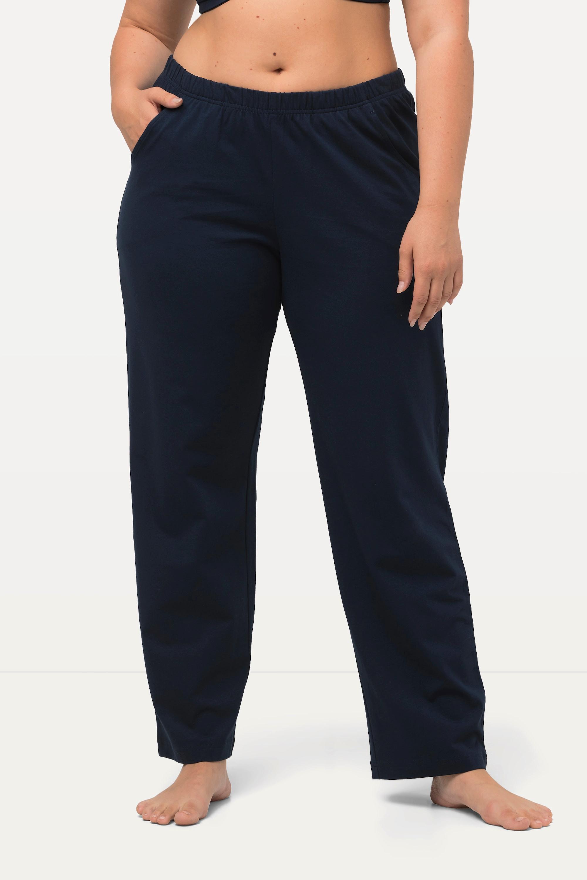 Ulla Popken Hose seitliche Taschen gerade Form  