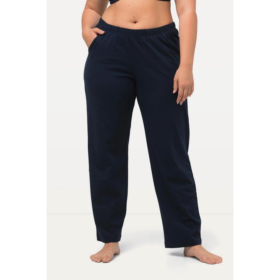 Ulla Popken Pantalon poches sur les côtés coupe droite  