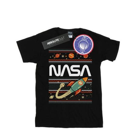 Nasa Ugly Christmas Rocket T-Shirt  
