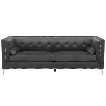 3 Sitzer Sofa aus Samtstoff Glamourös AVALDSENES