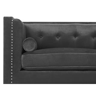 Beliani 3 Sitzer Sofa aus Samtstoff Glamourös AVALDSENES  