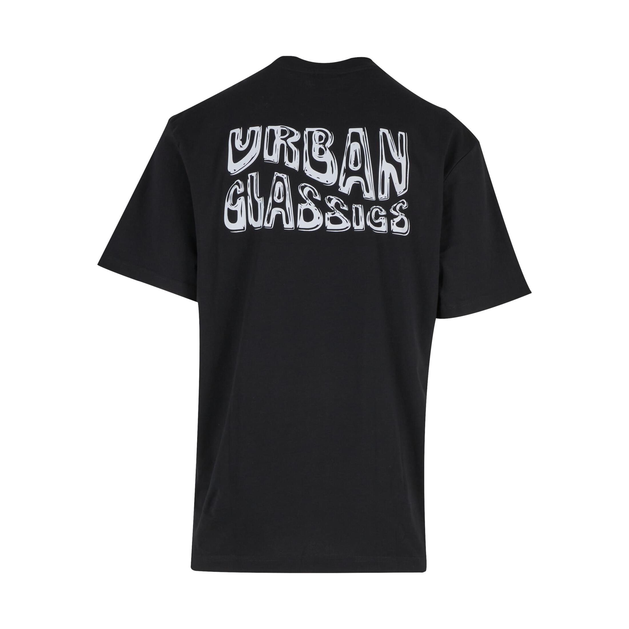 URBAN CLASSICS Shiny Logo Tall T-Shirt  