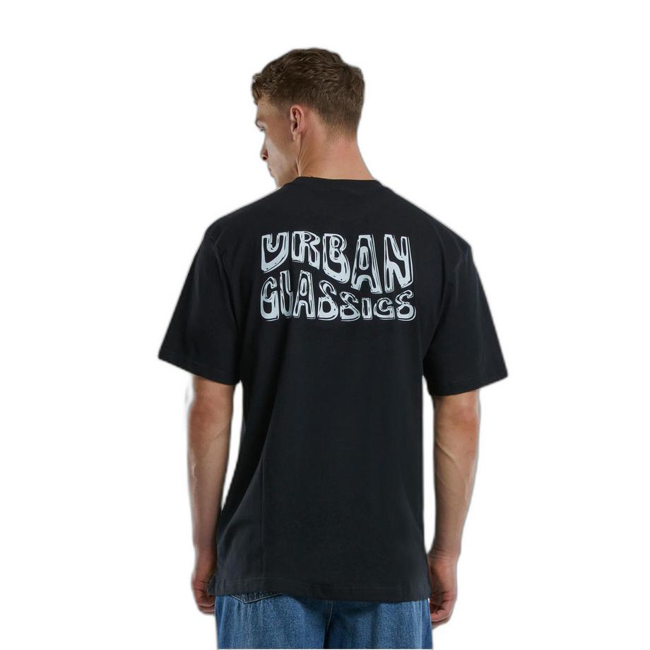 URBAN CLASSICS Shiny Logo Tall T-Shirt  