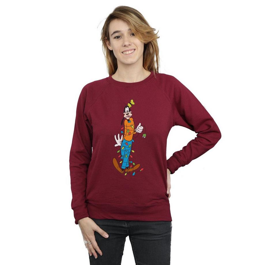 Disney Goofy Christmas Lights Sweatshirt  