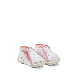 La Redoute Collections  Geblümte Babyschuhe mit Reissverschluss 