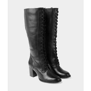 Joe Browns  Geprägte Lederstiefel mit Seitenreißverschluss & Schnürung 