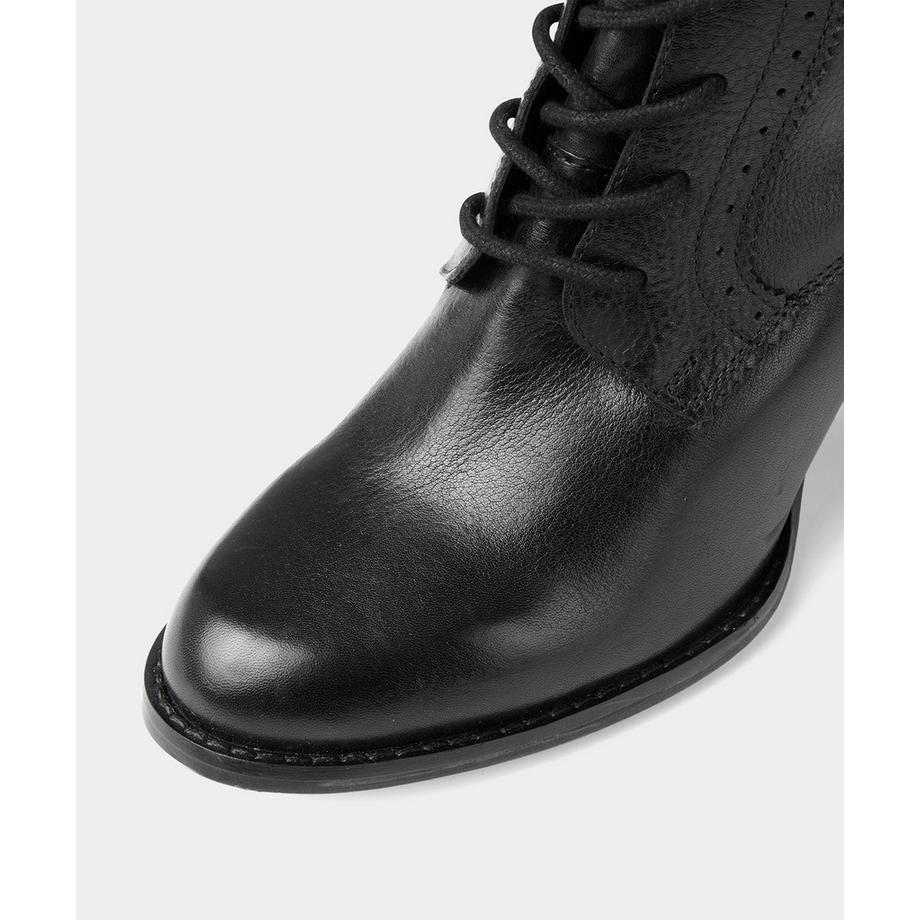 Joe Browns  Geprägte Lederstiefel mit Seitenreißverschluss & Schnürung 