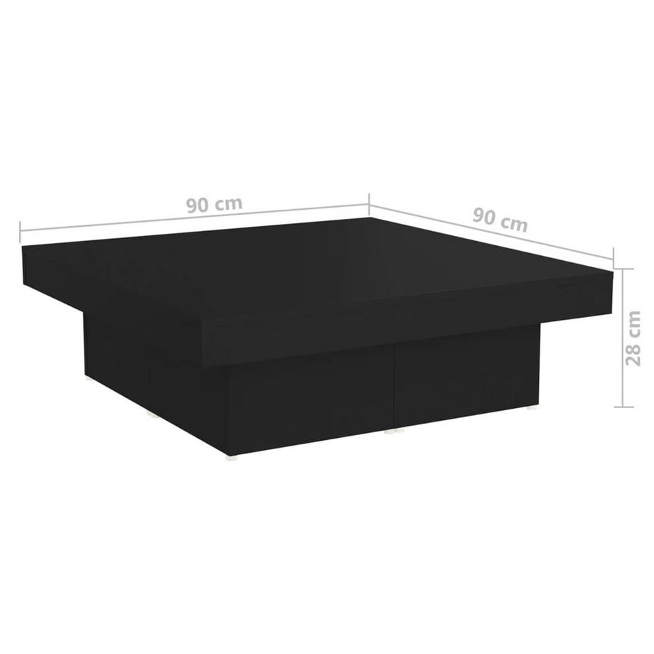 VidaXL Table basse bois d'ingénierie  