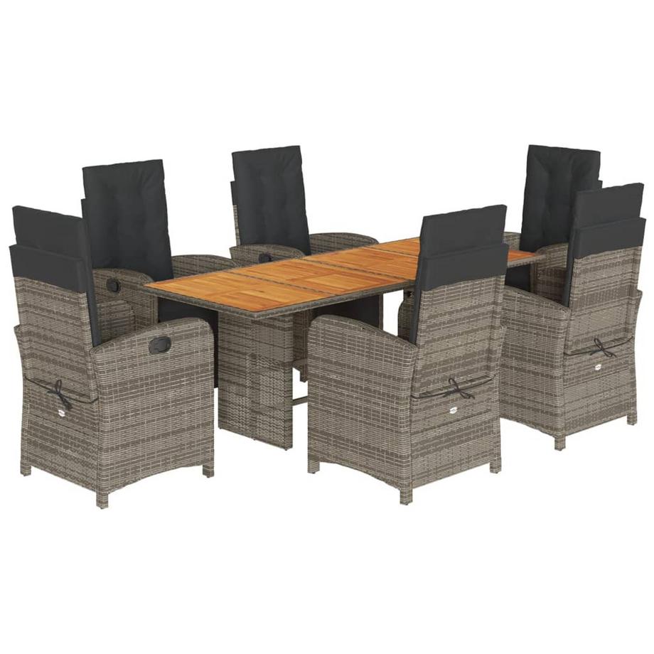 Garten essgruppe poly-rattan