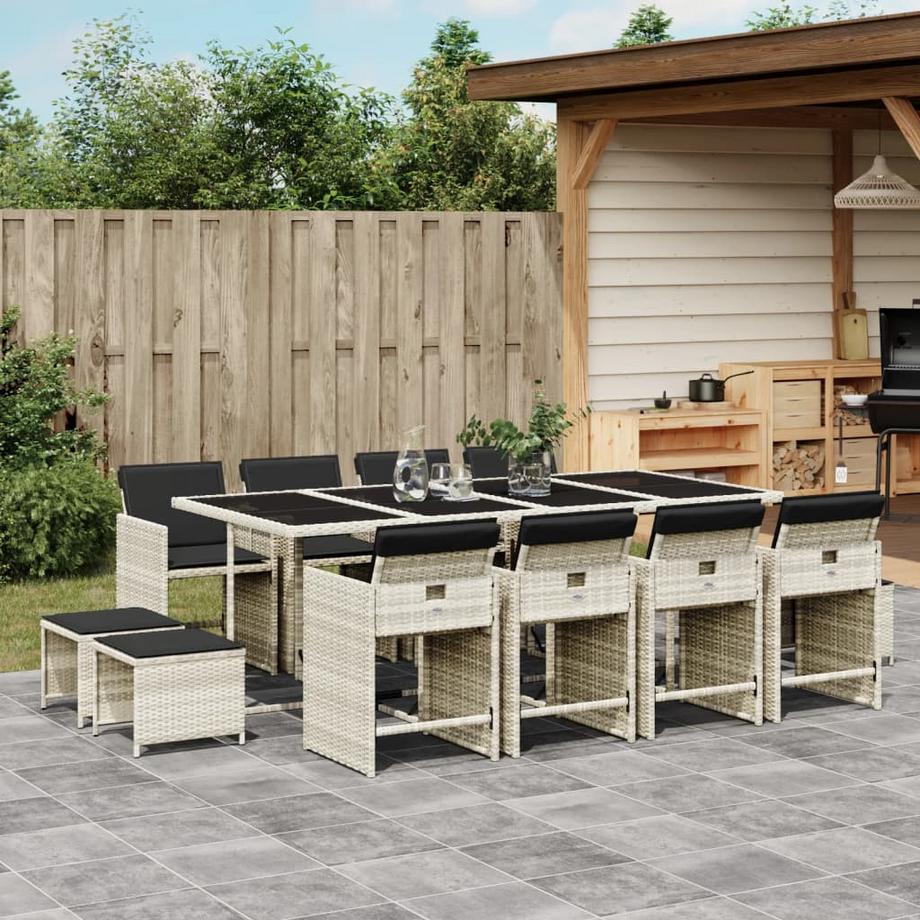 VidaXL Garten essgruppe poly-rattan  