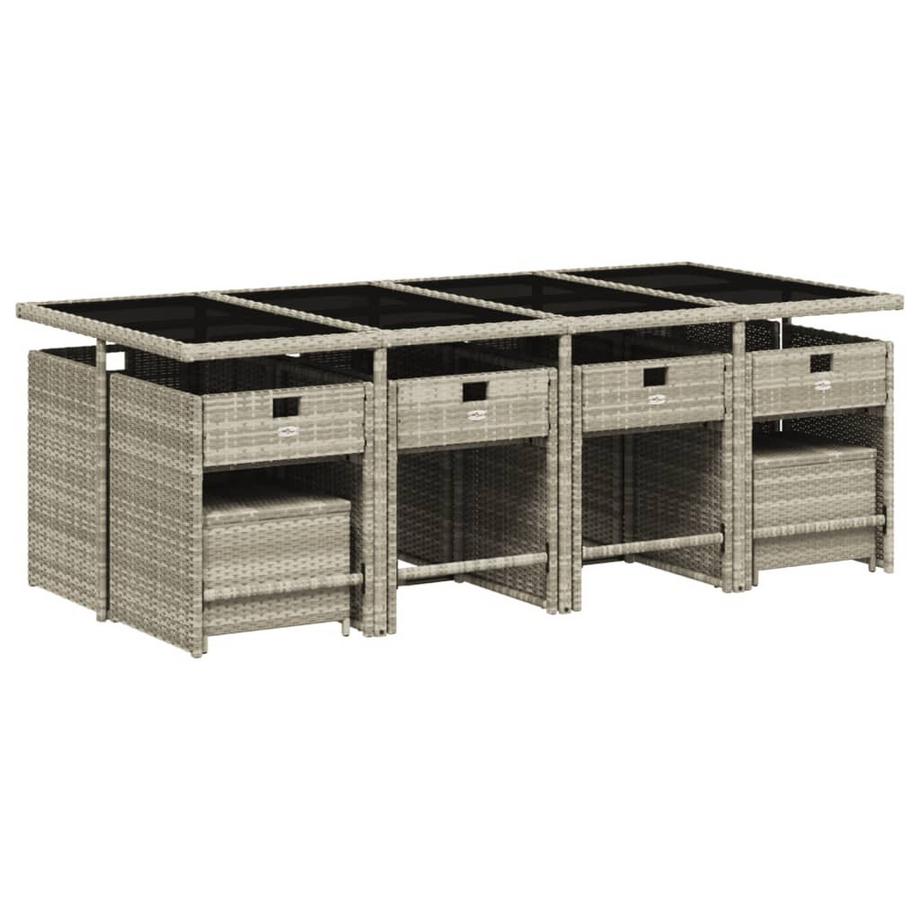 VidaXL Garten essgruppe poly-rattan  