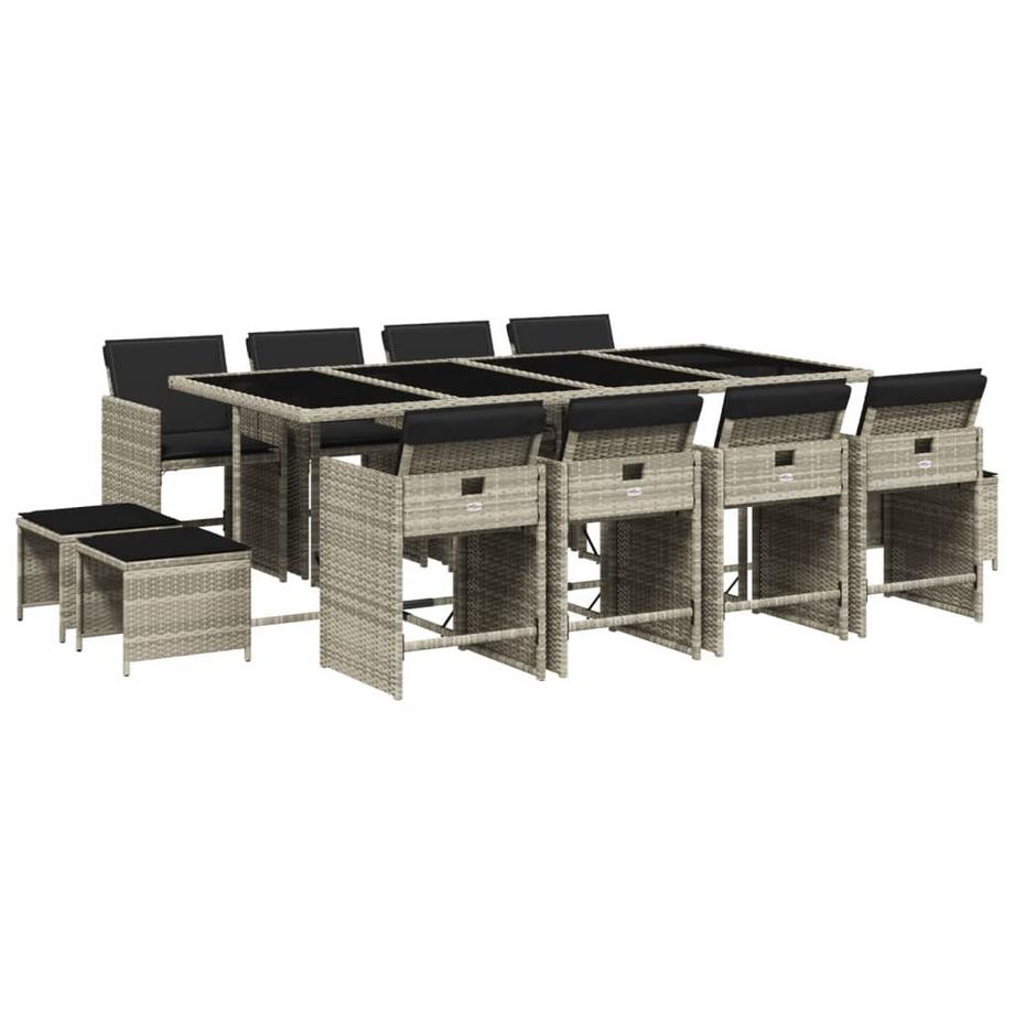 Garten essgruppe poly-rattan