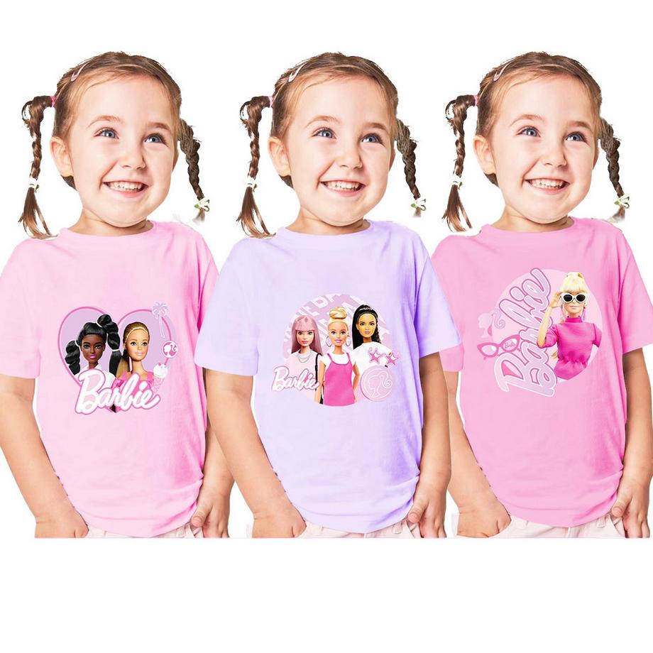Barbie  Maglietta Misura  (Confezione da tre) 