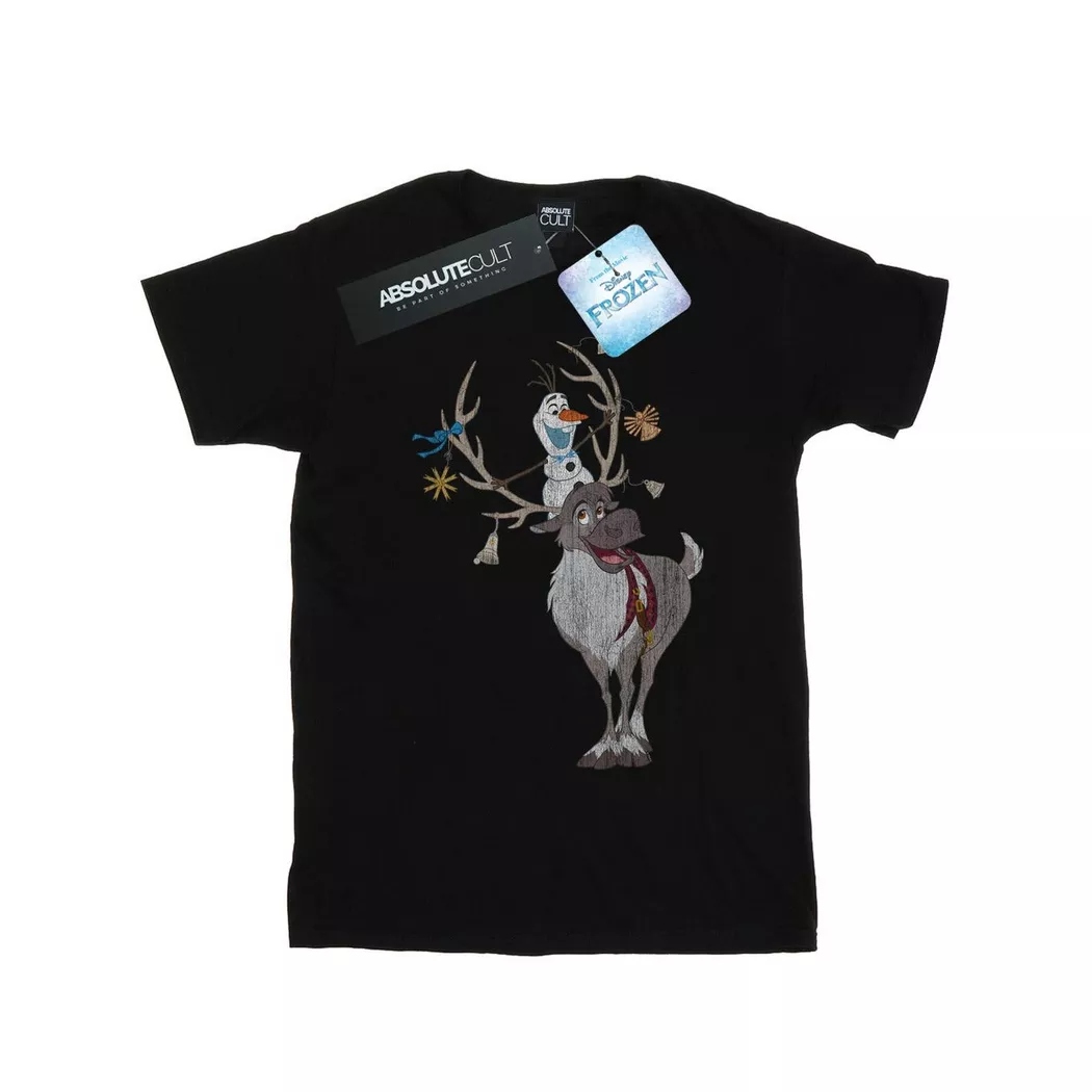 Disney - Frozen TShirt, für Damen, Schwarz, Größe XL