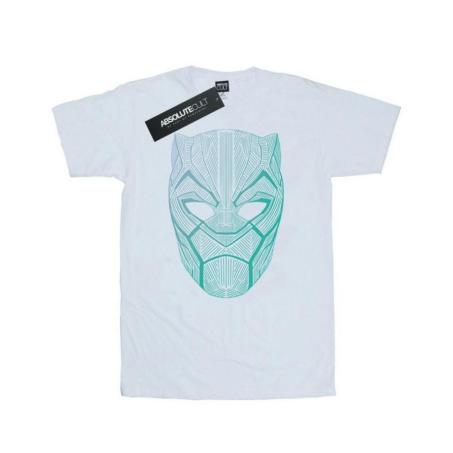 MARVEL Black Panther T-Shirt Maschera Geometrica  