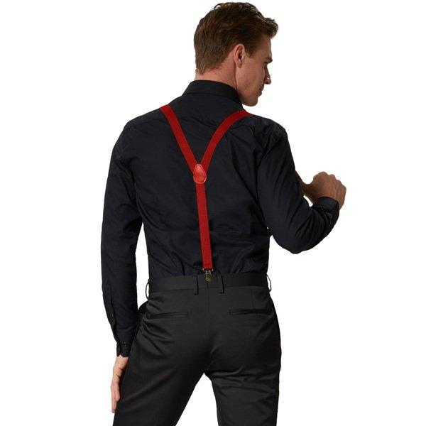 Tectake Einfarbige Hosenträger  