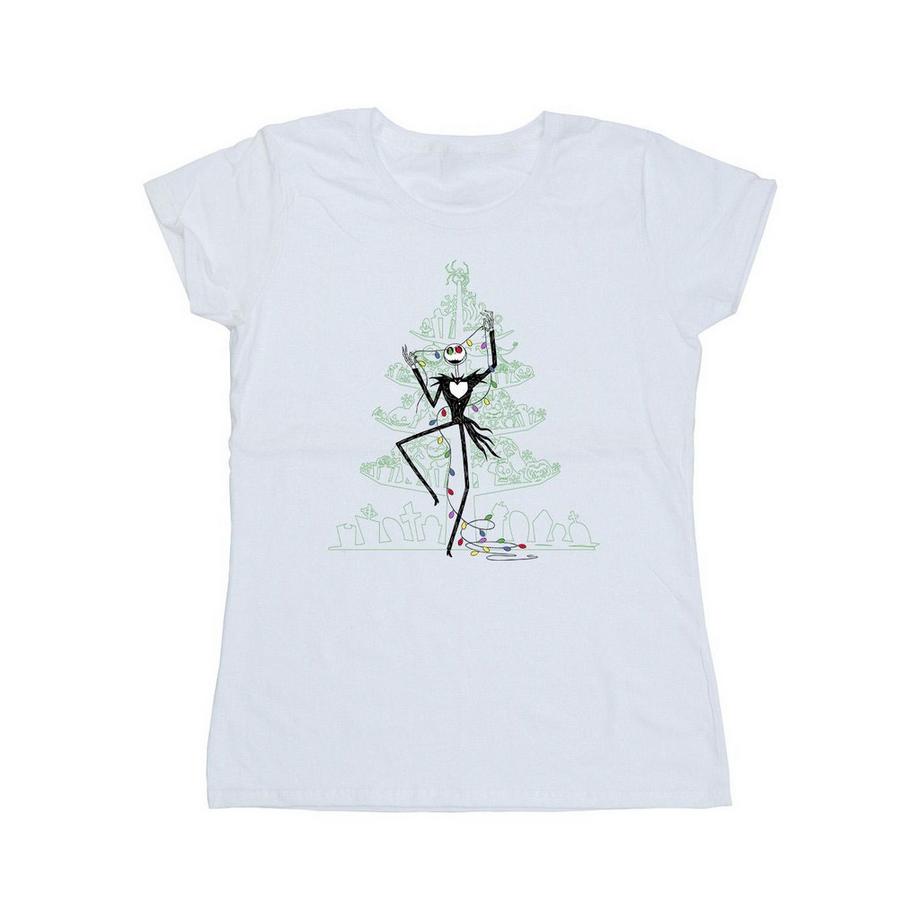 Disney The Nightmare Before Christmas Jack Skellington T-Shirt Arbre de Noël  