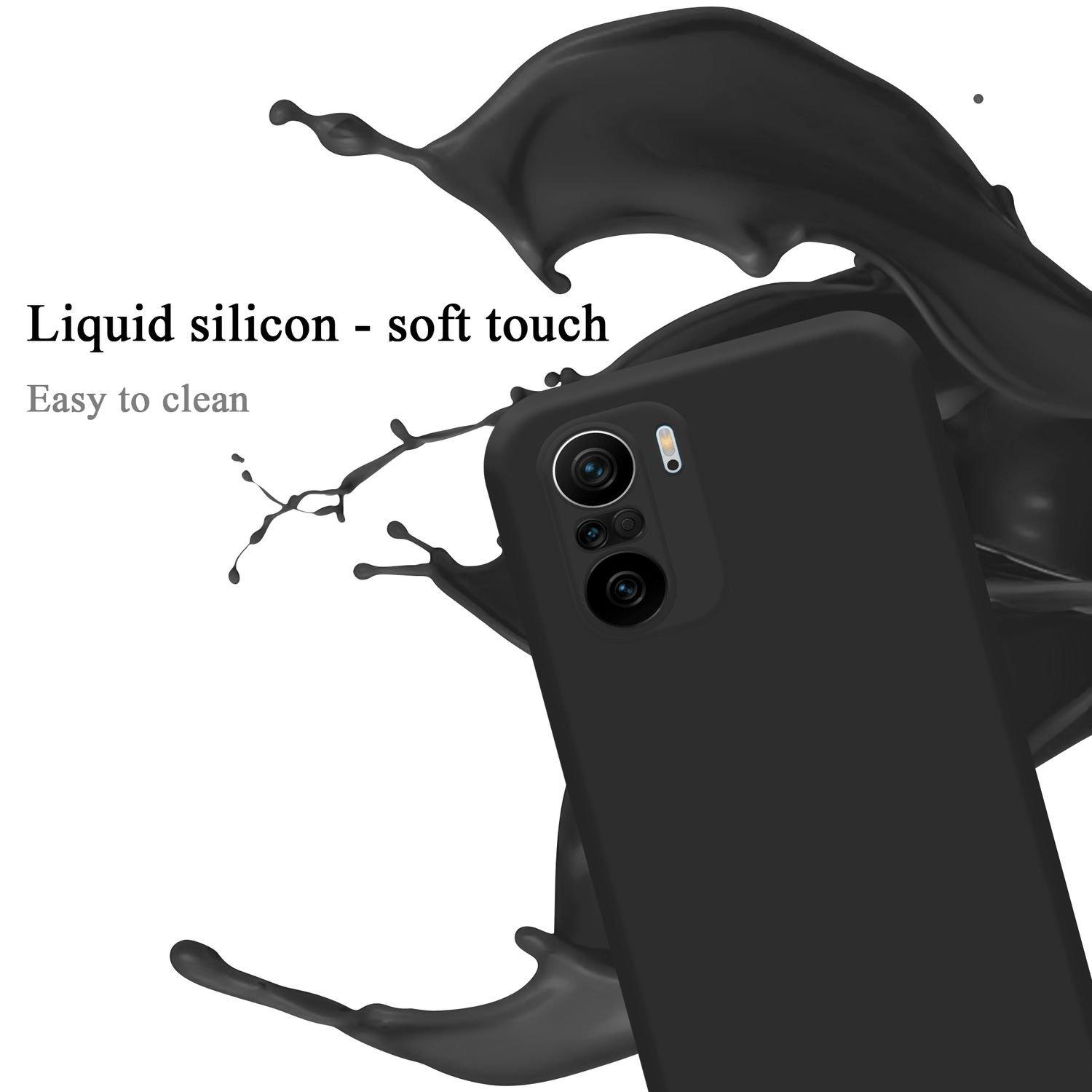 Cadorabo  Hülle für Xiaomi Mi 11i  POCO F3 in LIQUID SCHWARZ - Schutzhülle aus flexiblem TPU Silikon 