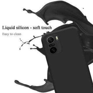 Cadorabo  Hülle für Xiaomi Mi 11i  POCO F3 in LIQUID SCHWARZ - Schutzhülle aus flexiblem TPU Silikon 